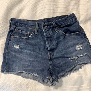501 Levi Denim shorts